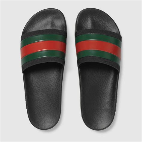 black.gucci slides|black Gucci slides men.